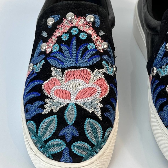 Rebecca Minkoff Noelle Embellished Slip On Sneakers Size 5.5 - Picture 6 of 10